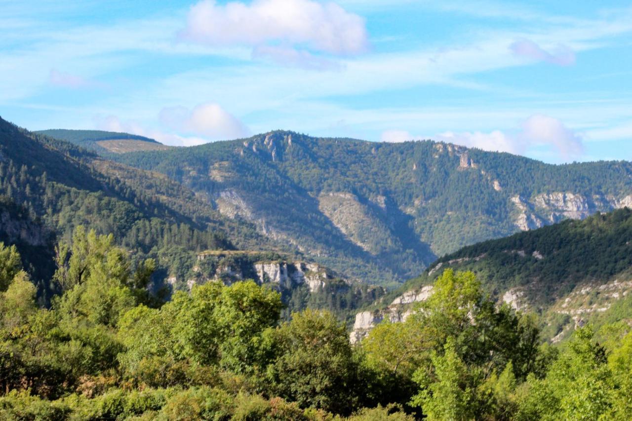 Camping le Pré Morjal Ispagnac Esterno foto