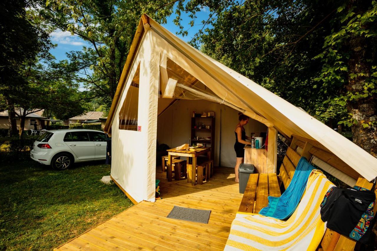 Camping le Pré Morjal Ispagnac Esterno foto